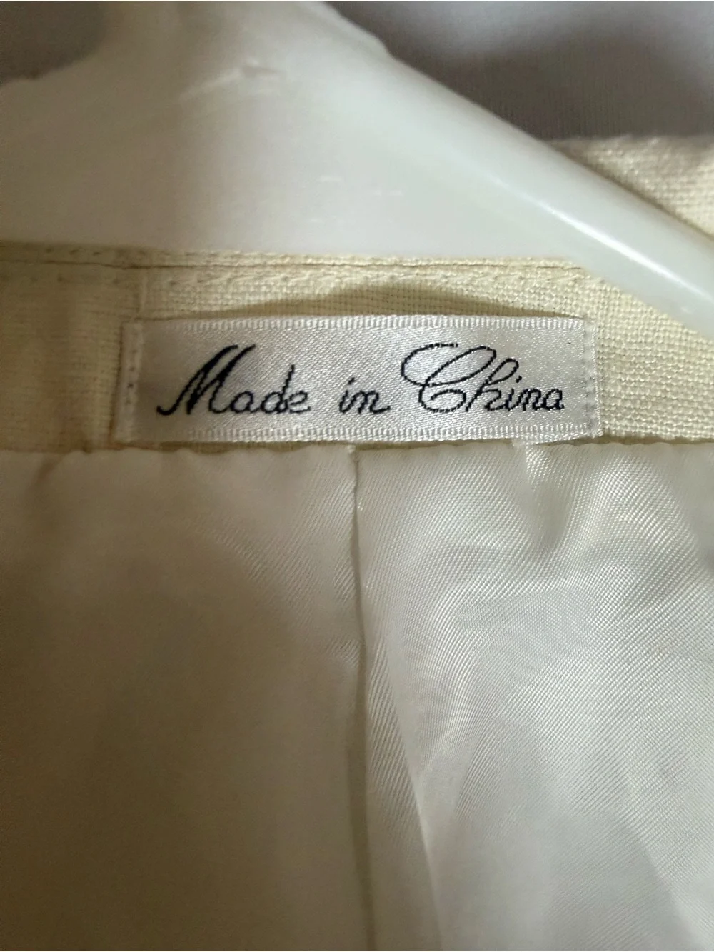 Zegarie 100% Linen Ivory Blazer Men’s Classic Summer Sport Coat